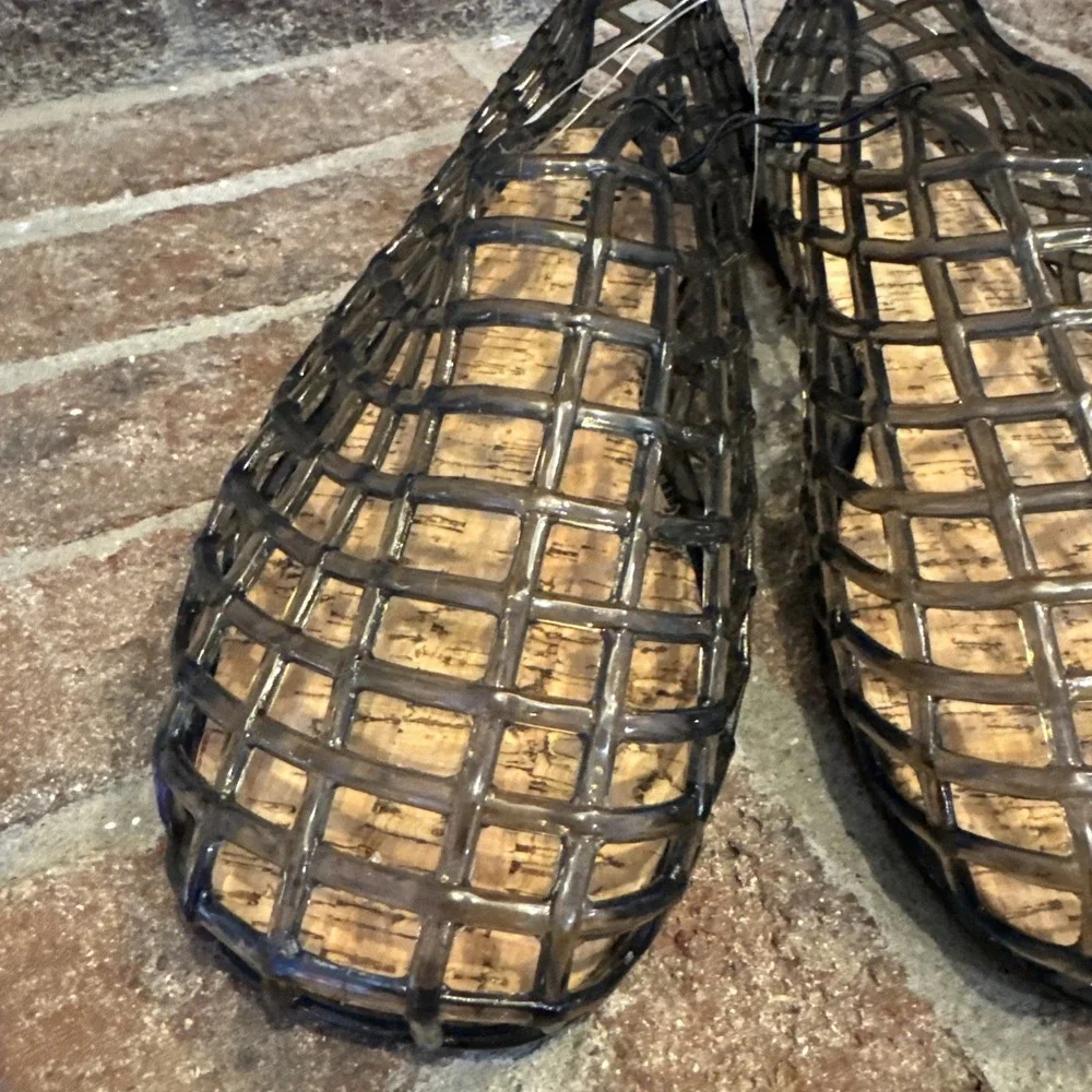 MIA Womens Darleene Jelly Mesh Slip On Flat Open Grid Rubber Shoes Gray Sz 10 - Picture 5 of 15